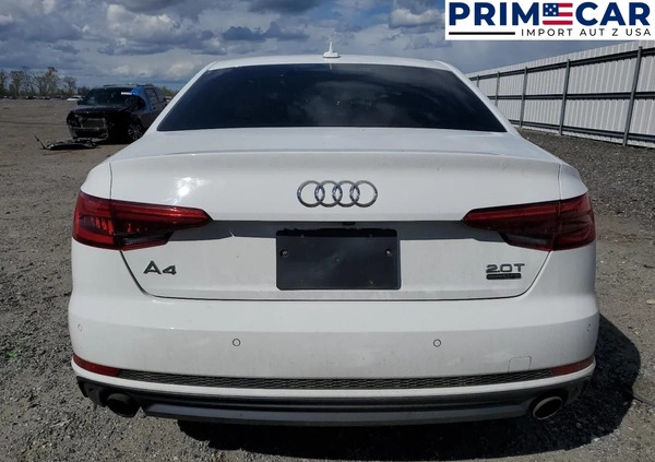 Audi A4 cena 37980 przebieg: 52925, rok produkcji 2017 z Pruchnik małe 56